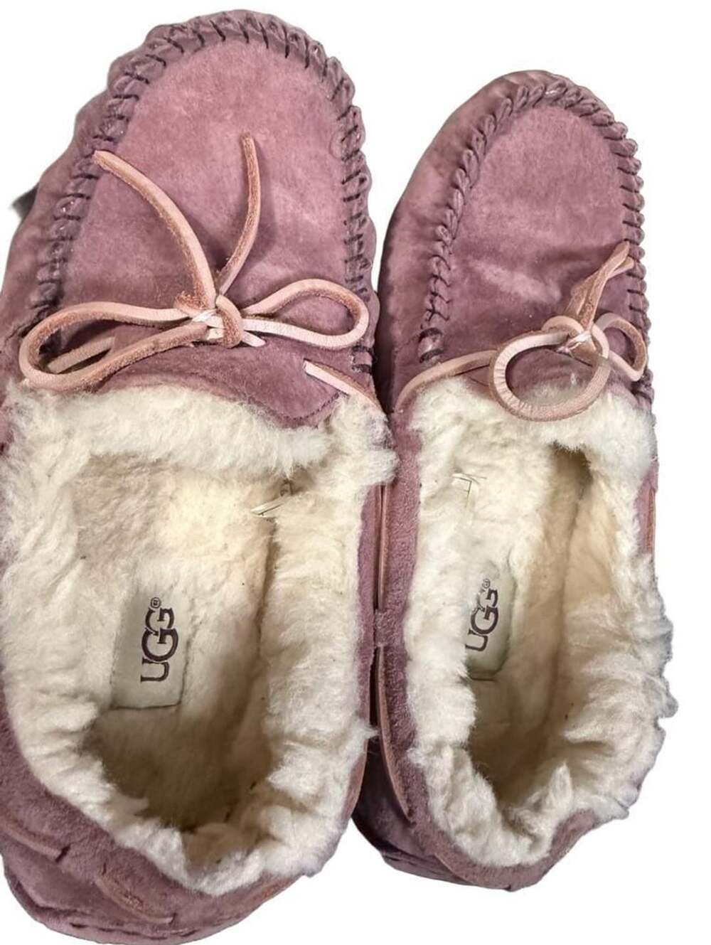 Ugg Dakota Moccasin Pink Suede Slippers